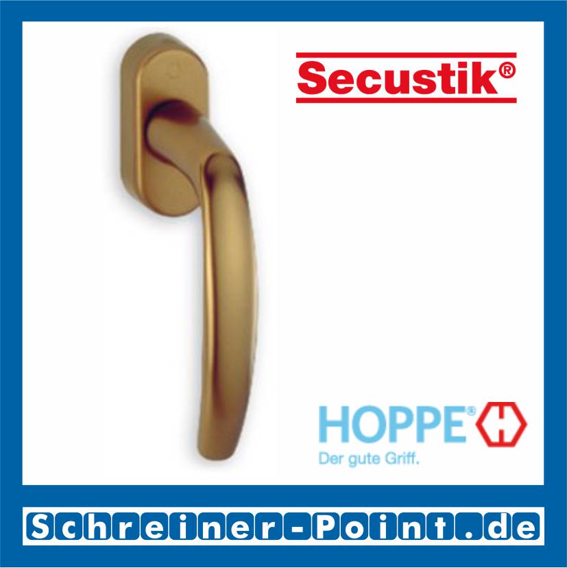 Hoppe Atlanta Aluminium Fenstergriff F4 Bronze Secustik 0530/US952, 2243401, 2653371, 2362620, 2359877